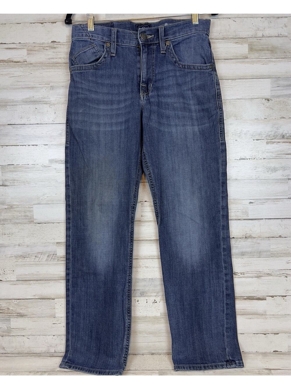 Rock & Republic Men’s Straight Fit Jeans 30x30 Blue Medium Wash Stretch Denim